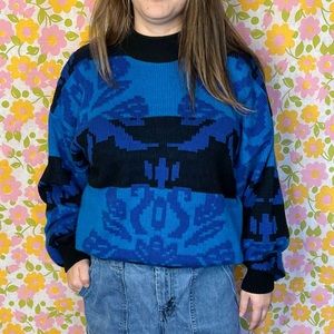 Vintage 90s ski sweater size XL